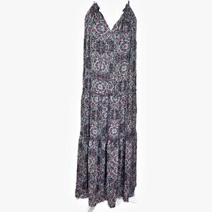 DREW BOHO TIERED SLEEVELESS MAXI DRESS SIZE LARGE